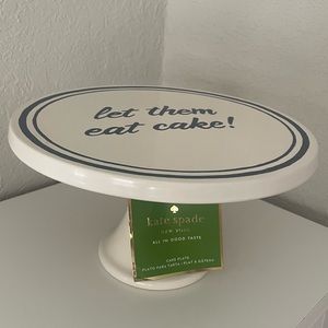 NWT Kate Spade cake stand- let them eat cake!